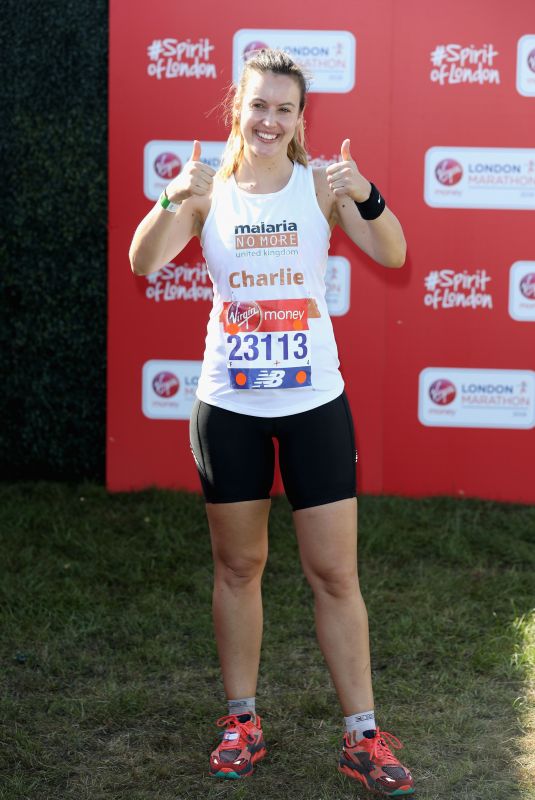 CHARLIE WEBSTER at London Marathon 04/22/2018