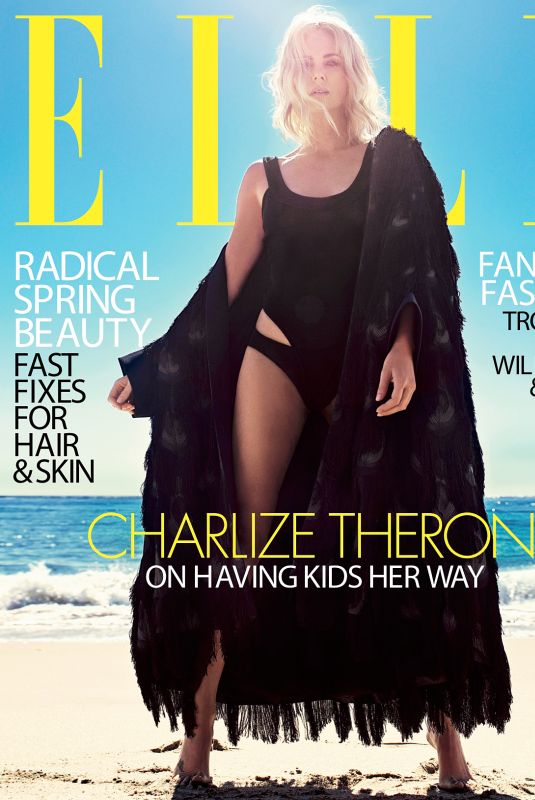 CHARLIZE THERON for Elle Magazine, May 2018 Issue