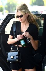 CHARLOTTE MCKINNEY Shopping at Kate Somerville in West Hollywood 04/27/2018