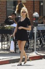 CHARLOTTE MCKINNEY Shopping at Kate Somerville in West Hollywood 04/27/2018