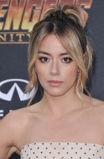 CHLOE BENNET at Avengers: Infinity War Premiere in Los Angeles 04/23/2018