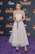 CHLOE BENNET at Avengers: Infinity War Premiere in Los Angeles 04/23/2018