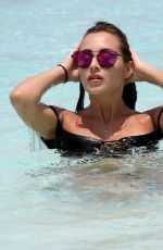 CHLOE GOODMAN in Bikini on the Beach in Dubai 04/03/2018