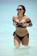 CHLOE GOODMAN in Bikini on the Beach in Dubai 04/03/2018