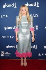 CHLOE MORETZ at Glaad Media Awards 2018 in Beverly Hills 04/18/2018