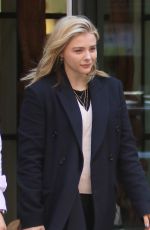 CHLOE MORETZ Leaves Her Hotel in New York 04/20/2018