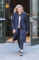 CHLOE MORETZ Leaves Her Hotel in New York 04/20/2018
