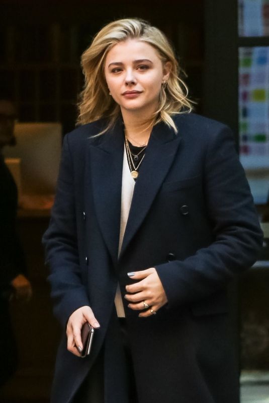 CHLOE MORETZ Leaves Her Hotel in New York 04/20/2018