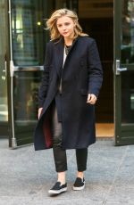 CHLOE MORETZ Leaves Her Hotel in New York 04/20/2018