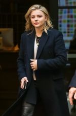 CHLOE MORETZ Leaves Her Hotel in New York 04/20/2018