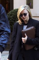 CHLOE MORETZ Leaves Her Hotel in New York 04/23/2018