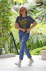 CHLOE MORETZ Leaves Hotel Bel-air in Los Angeles 03/31/2018