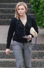 CHLOE MORETZ Out and About in Culver City 04/04/2018