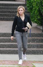 CHLOE MORETZ Out and About in Culver City 04/04/2018