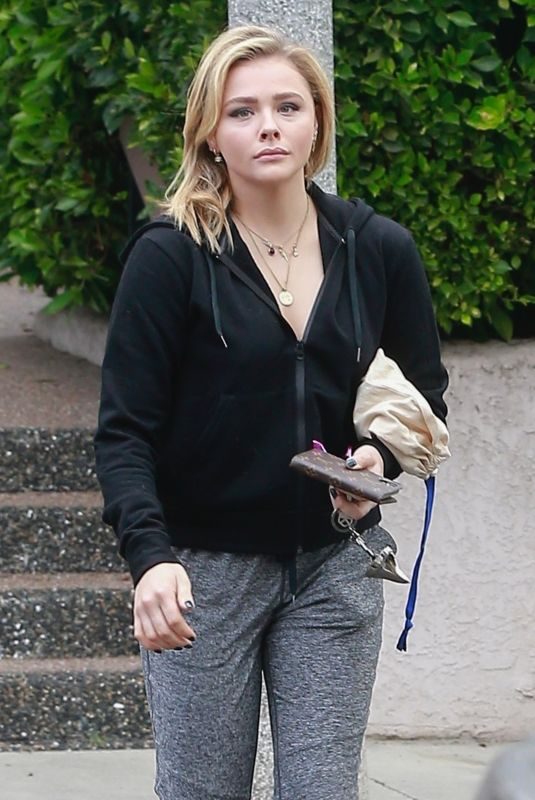 CHLOE MORETZ Out and About in Culver City 04/04/2018