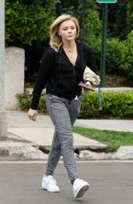 CHLOE MORETZ Out and About in Culver City 04/04/2018