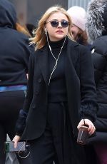 CHLOE MORETZ Out and About in New York 04/19/2018