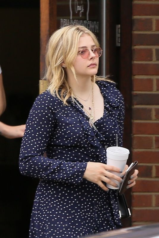 CHLOE MORETZ Out and About in Rome, 04/25/2018