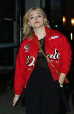 CHLOE MORETZ Out for Dinner in New York 04/19/2018