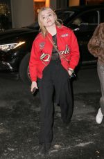 CHLOE MORETZ Out for Dinner in New York 04/19/2018