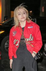 CHLOE MORETZ Out for Dinner in New York 04/19/2018