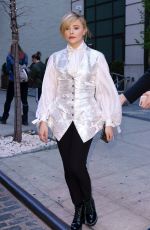 CHLOE MORETZ Out in New York 04/22/2018