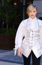 CHLOE MORETZ Out in New York 04/22/2018