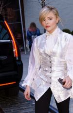 CHLOE MORETZ Out in New York 04/22/2018