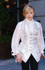 CHLOE MORETZ Out in New York 04/22/2018