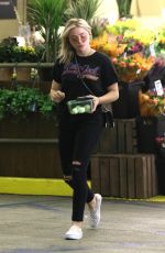 CHLOE MORETZ Shopping Grocery at Whole Foods in Los Angeles 04/12/2018