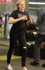 CHLOE MORETZ Shopping Grocery at Whole Foods in Los Angeles 04/12/2018