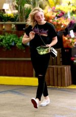 CHLOE MORETZ Shopping Grocery at Whole Foods in Los Angeles 04/12/2018
