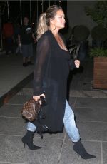CHRISSY TEIGEN Night Out in New York 04/26/2018