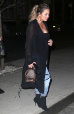 CHRISSY TEIGEN Night Out in New York 04/26/2018