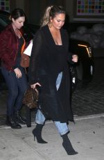 CHRISSY TEIGEN Night Out in New York 04/26/2018