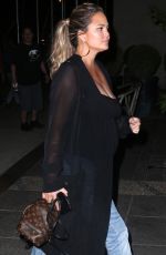 CHRISSY TEIGEN Night Out in New York 04/26/2018