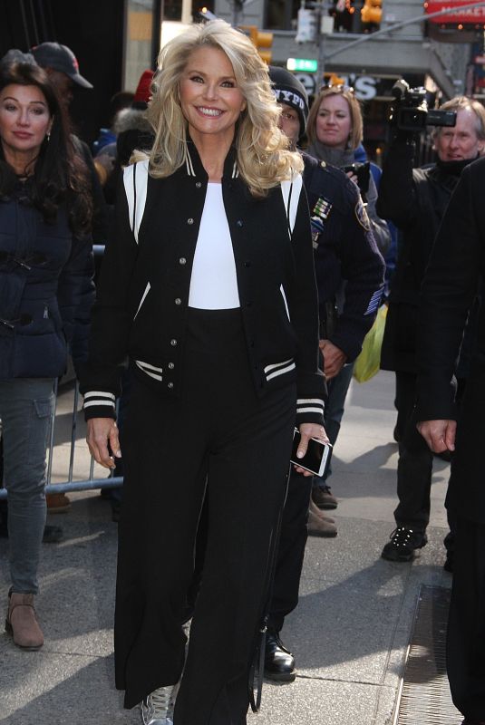 CHRISTIE BRINKLEY at Good Morning America in New York 04/22/2018