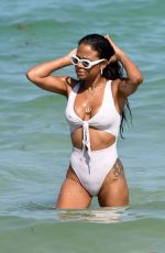 CHRISTINA MILIAN in Swimsuit at a Beach in Miami 04/29/2018
