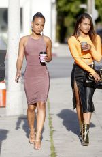 CHRISTINA MILIAN Out with Her Sister in West Hollywood 04/11/2018