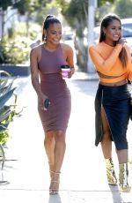 CHRISTINA MILIAN Out with Her Sister in West Hollywood 04/11/2018