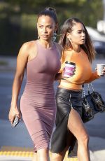 CHRISTINA MILIAN Out with Her Sister in West Hollywood 04/11/2018