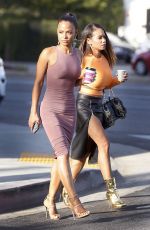 CHRISTINA MILIAN Out with Her Sister in West Hollywood 04/11/2018