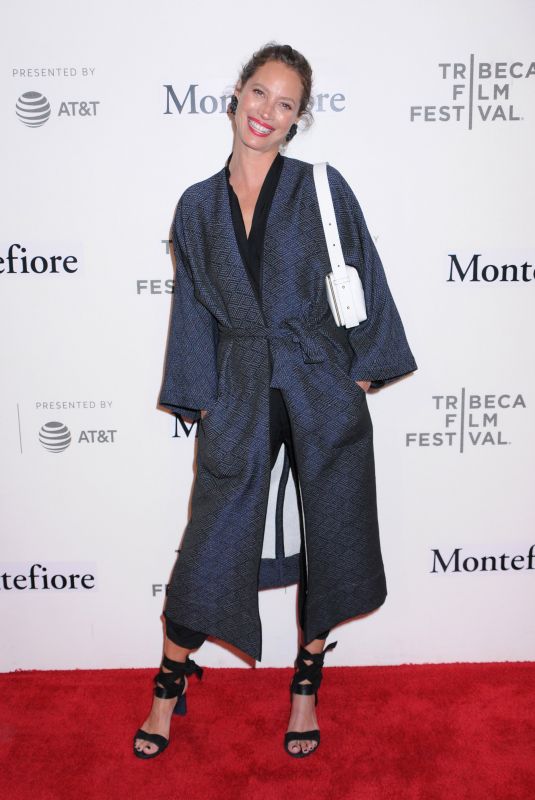 CHRISTY TURLINGTON at Tribeca Talks Storytellers at Tribeca Film Festival 04/27/2018