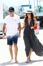 CINDY CRAWFORD Out at a Beach in Miami 03/31/2018