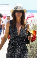 CINDY CRAWFORD Out at a Beach in Miami 03/31/2018