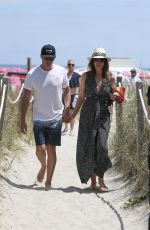 CINDY CRAWFORD Out at a Beach in Miami 03/31/2018