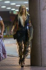 CJ LANA PERRY at WWE Wrestlemania 34 Hall Of Fame 2018 in New Orleans 04/06/2018