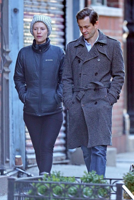 CLAIRE DANES and Hugh Dancy Out in New York 04/20/2018