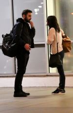 COURTENEY COX and Johnny McDaid at LAX Airport in Los Angeles 04/20/2018