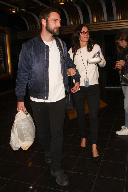 COURTENEY COX Leaves Fonda THeatre in Los Angeles 04/25/2018